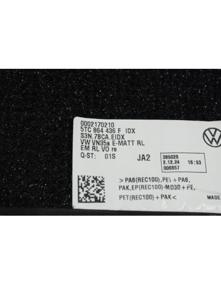 FORD TOURNEO CONNECT MK3 VW CADDY V DYWANIKI WELUROWE PRZEDNIE 5TC864436F