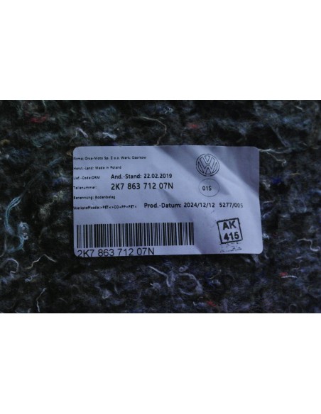 FORD TOURNEO CONNECT MK3 VW CADDY V MAXI WYKŁADZINA BAGAŻNIKA 2K7863712