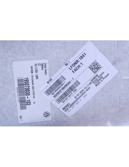 FORD TOURNEO CONNECT MK3 VW CADDY V PODSUFITKA TYLNA MAXI 2K4867502P