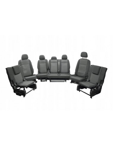 FORD TOURNEO CONNECT MK3 VW CADDY V WNĘTRZE FOTELE KANAPA 7 OSÓB