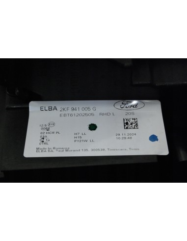 FORD TOURNEO CONNECT MK3 KOMPLETNY PRZÓD 1.5...