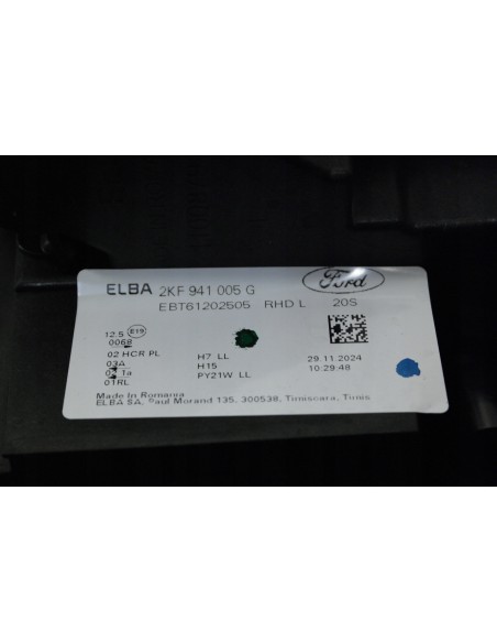 FORD TOURNEO CONNECT MK3 KOMPLETNY PRZÓD 1.5 TSI GRAPHITE GREY