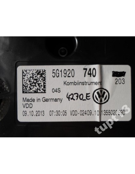 VW GOLF VII LICZNIK 5G1920740