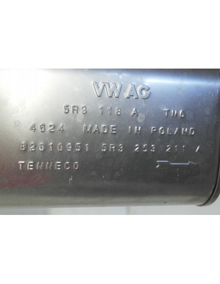 TOURNEO CONNECT VW CADDY V UKŁAD WYDECHOWY TŁUMIK 5R3253211A 2K4253181T