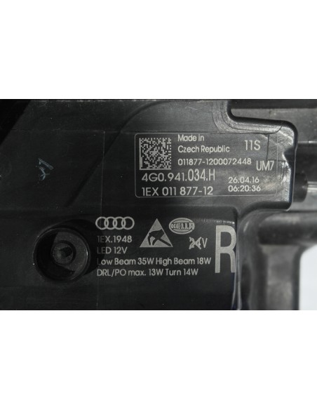 AUDI A6 4G0 C7 LIFT LAMPA PRAWA PRZEDNIA FULL LED 4G0941034H 4G0907397Q