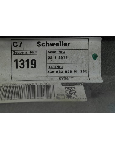 AUDI A6 C7 4G0 LIFT S-LINE LISTWA PROGOWA PRAWA...