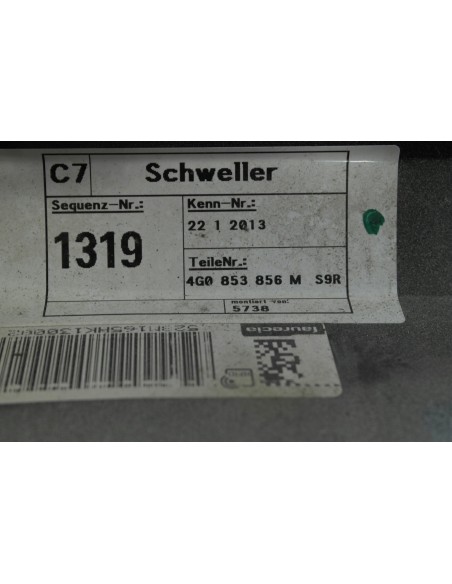 AUDI A6 C7 4G0 LIFT S-LINE LISTWA PROGOWA PRAWA LS9R 4G0853856M
