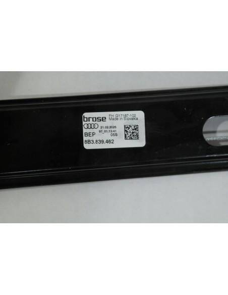 AUDI A5 B10 MECHANIZM SZYBY PRAWY TYŁ 8B3839462