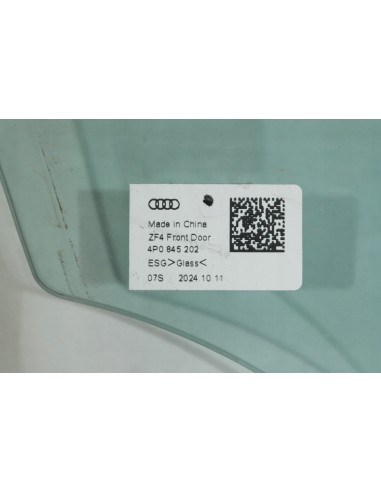 AUDI A5 B10 SZYBA DRZWI PRAWY PRZÓD 4P0845202