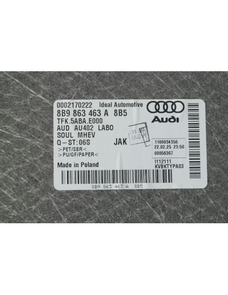 AUDI A5 B10 KOMBI PODŁOGA BAGAŻNIKA 8B9863463A