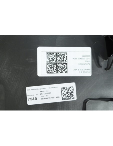 AUDI A5 B10 KOMBI TAPICERKA KLAPY TYLNEJ 8B9867979B