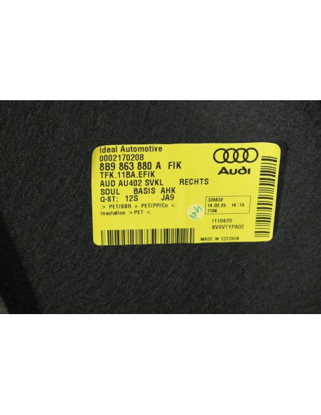 AUDI A5 B10 KOMBI TAPICERKA BOCZEK BAGAŻNIKA PRAWY 8B9863880A