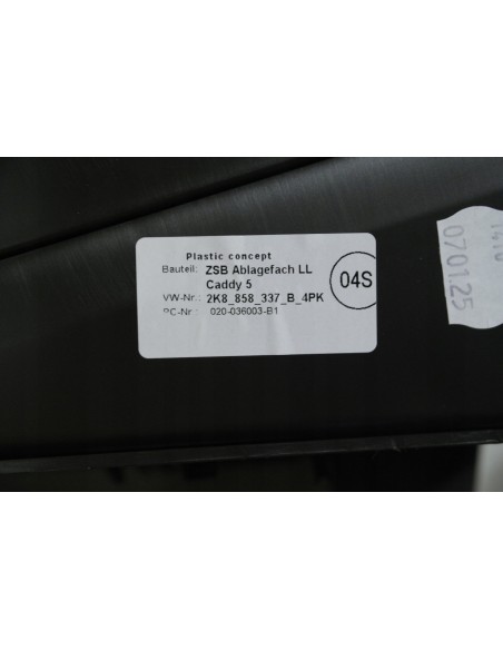 FORD TOURNEO CONNECT MK3 VW CADDY V SCHOWEK PÓŁKA 2K8858337B