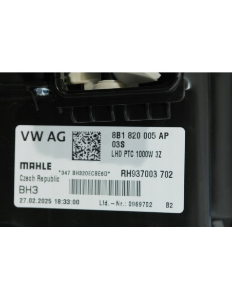 AUDI A5 B10 NAGRZEWNICA KOMPLETNA 8B1820005AP