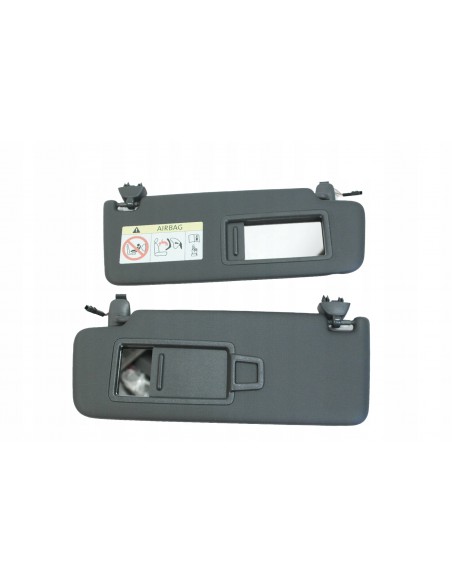 AUDI A5 B10 OSŁONY PRZECIWSŁONECZNE BLENDY CZARNE KOMPLET 85H857551G