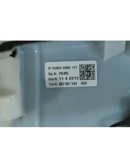 AUDI A5 B10 KOMBI TAPICERKA SŁUPKA PRAWA S-LINE CZARNA 8B3867244