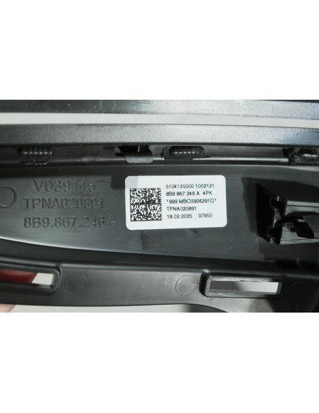 AUDI A5 B10 KOMBI TAPICERKA SŁUPKA PRAWA S-LINE CZARNA 8B9867246A