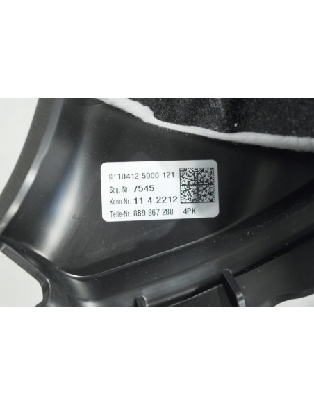 AUDI A5 B10 KOMBI TAPICERKA SŁUPKA PRAWA S-LINE CZARNA 8B9867288