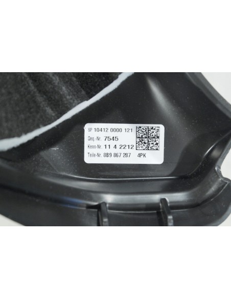 AUDI A5 B10 KOMBI TAPICERKA SŁUPKA LEWA S-LINE CZARNA 8B9867287