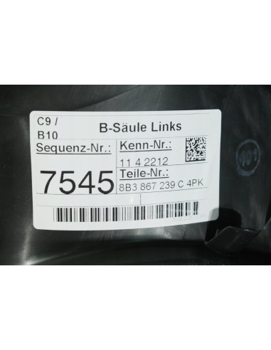 AUDI A5 B10 KOMBI TAPICERKA SŁUPKA LEWA 8B3867239C