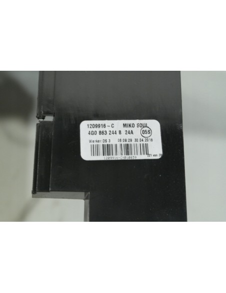 AUDI A6 4G0 C7 LIFT TUNEL ŚRODKOWY PODŁOKIETNIK SKÓRA 4G0863244B