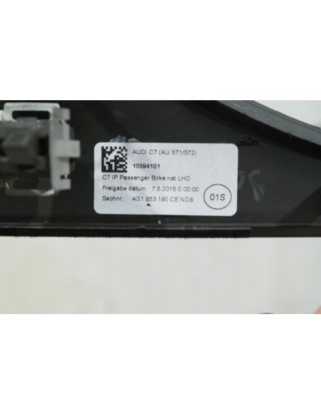 AUDI A6 C7 4G0 LIFT LISTWY DEKORY WNĘTRZA DREWNO 4G1853190CE