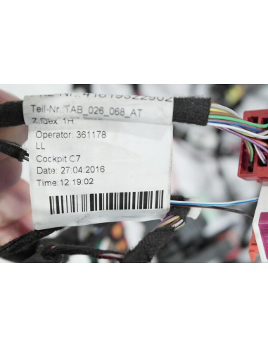 AUDI A6 4G0 C7 LIFT WIĄZKA KOKPITU DESKI...
