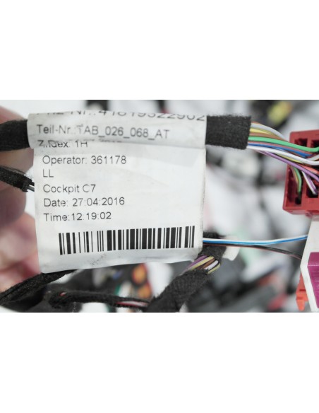 AUDI A6 4G0 C7 LIFT WIĄZKA KOKPITU DESKI ROZDZIELCZEJ