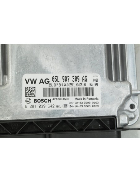 VW SEAT SKODA 2.0 TDI KOMPUTER STEROWNIK SILNIKA 05L907309AG