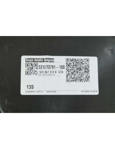 SEAT LEON IV KOMBI TAPICERKA DRZWI PRAWA TYLNA...