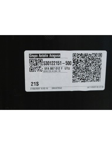 SEAT LEON IV TAPICERKA BOCZEK DRZWI PRAWY PRZÓD...