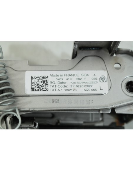 VW AUDI SEAT SKODA CUPRA KOLUMNA KIEROWNICZA RYGIEL 5WB419502F 2Q0905861B