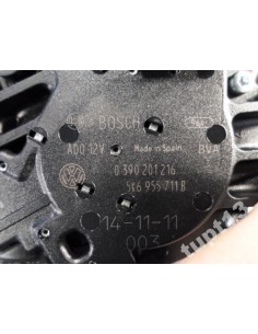 VW SHARAN 7N0 WYCIERACZKA TYLNA SILNICZEK KOMPLET 2