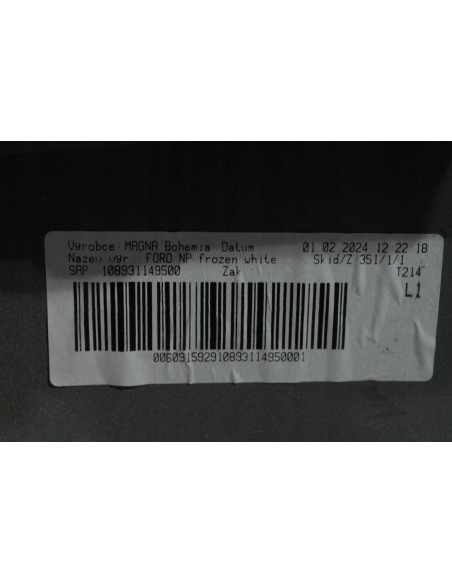 FORD TOURNEO CONNECT MK3 ZDERZAK PRZEDNI KOMPLETNY 2.0 FROZEN WHITE 7VTA