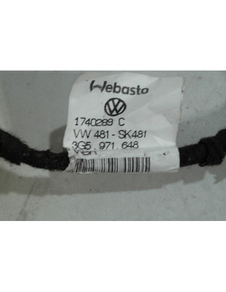 VW ARTEON FASTBACK PROWADNICA STELAŻ SZYBERDACHU SZARA ROLETKA 3G5877049