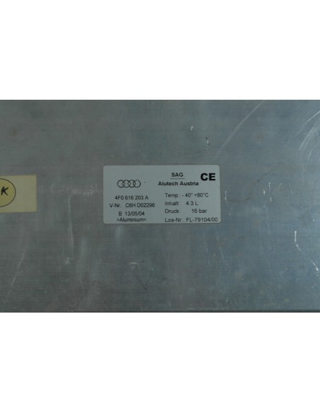 AUDI A6 C6 ZBIORNIK CIŚNIENIA POWIETRZA ZAWIESZENIA 4F0616203A
