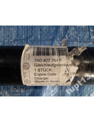 VW SHARAN 7N0 PÓŁOŚ KOMPLETNA 7N0407764P