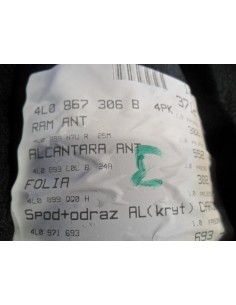 AUDI Q7 FL TAPICERKA DRZWI PRAWY TYŁ ALKANTARA 2