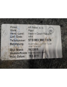 VW TOURAN III 5T DYWAN WYKŁADZINA WNĘTRZA 7-OSÓB 2