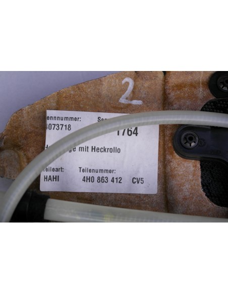 AUDI A8 4H PÓŁKA TYŁ BAGAŻNIKA ROLETA 4H0863412