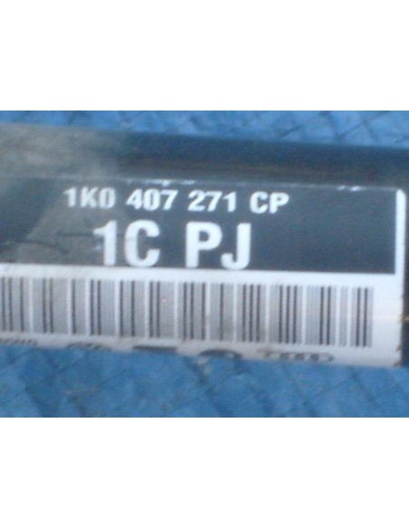 VW GOLF V PÓŁOŚ KOMPLETNA ORGINAŁ 1K0407271CP