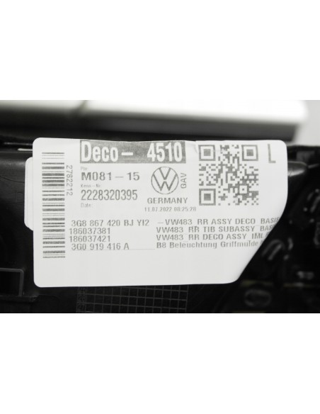 VW ARTEON LIFT LISTWY DEKORY AMBIENTE KOMPLET DREWNO