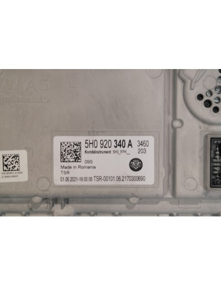 VW GOLF VIII 8 LICZNIK VIRTUAL ZEGARY LCD 5H0920340A 18079KM