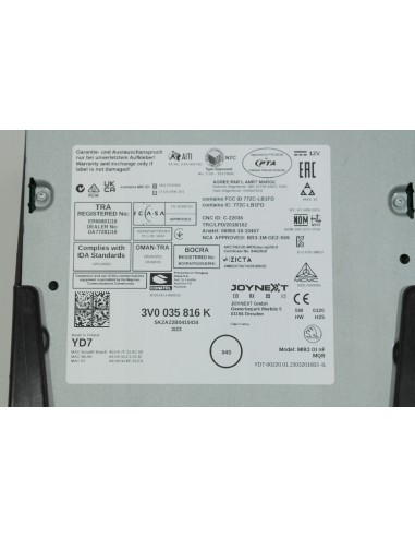 SKODA SCALA NAVIGACJA FABRYCZNA 3V0035816K...