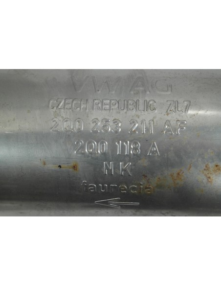 VW AUDI SKODA SEAT 1.0 TSI TŁUMIK ŚRODKOWY 2Q0253211AF