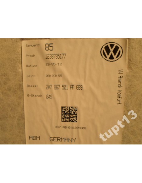 VW AMAROK PODSUFITKA 2H7867501