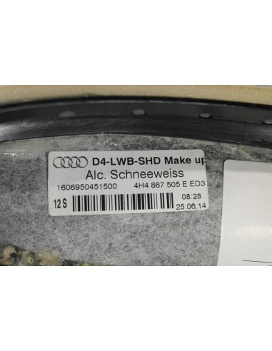 AUDI A8 4H0 D4 LONG PODSUFITKA TAPICERKI ALKANTARA