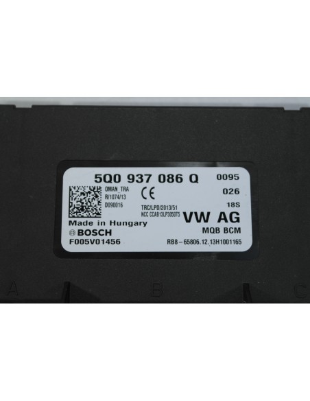 VW GOLF VII STEROWNIK MODUŁ KOMFORTU 5Q0937086Q