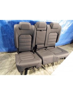 VW SPORTSVAN KANAPA TYLNA SKÓRA CZARNA JAK NOWA