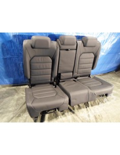 VW SPORTSVAN KANAPA TYLNA SKÓRA CZARNA JAK NOWA 2